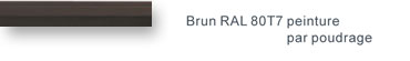 braun RAL 8017 pulverbeschichtet braun RAL 8017 pulverbeschichtet