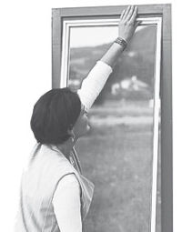 Einhänge-Rahmen Omega für Fenster
